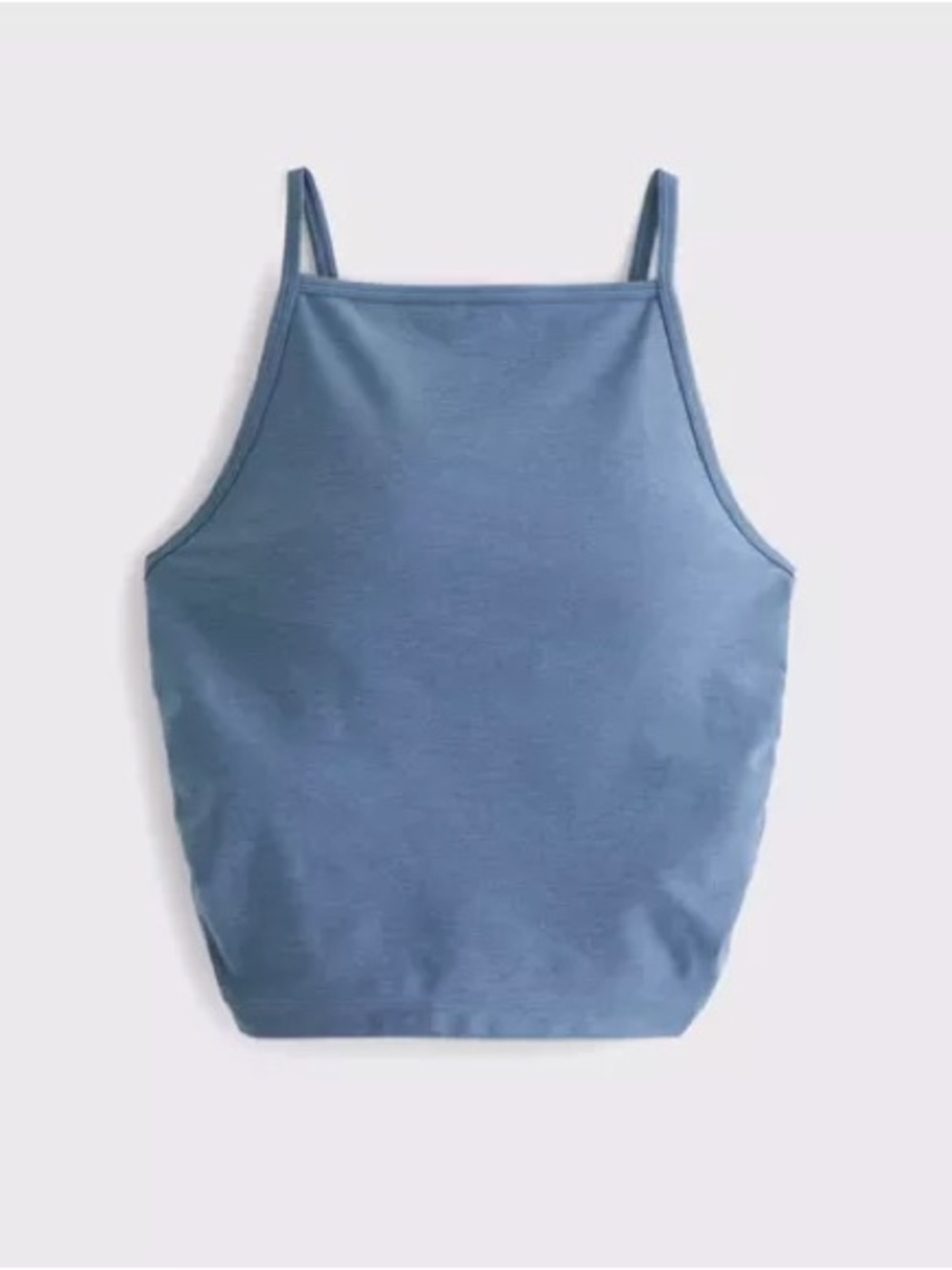 NWOT Abercrombie YPB everydaySOFT Apron Cami Tank - Light Blue